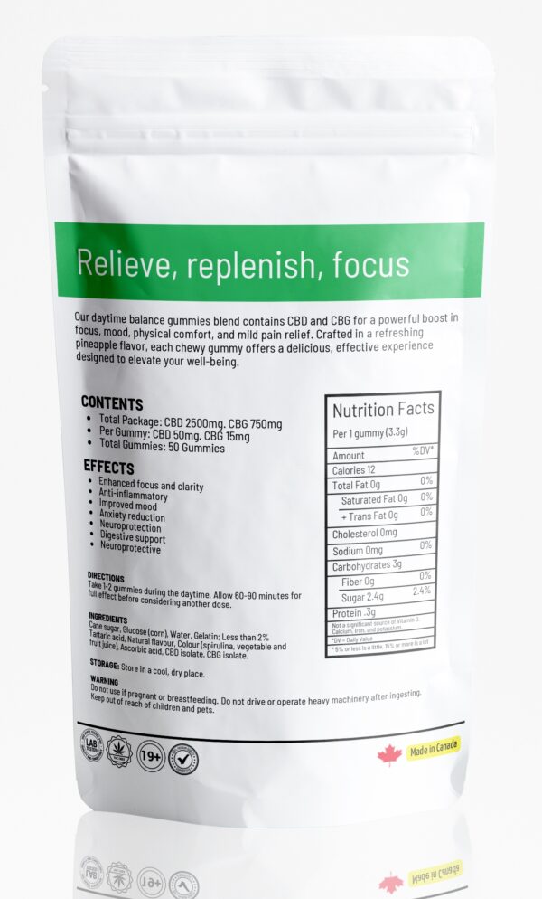 Daytime Balance Gummies CBD CBG - Image 2