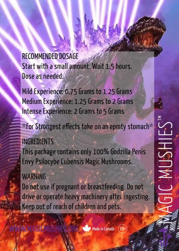 Godzilla Penis Envy Magic Mushrooms (Premium) - Image 3