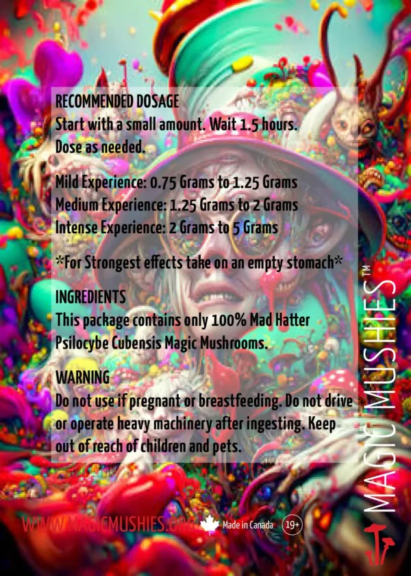 Mad Hatter Magic Mushrooms | Very Intense (PREMIUM) - Image 5