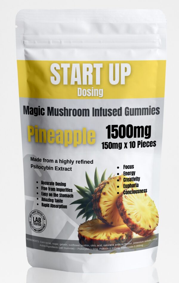 Magic Mushroom Startup Pineapple Gummies