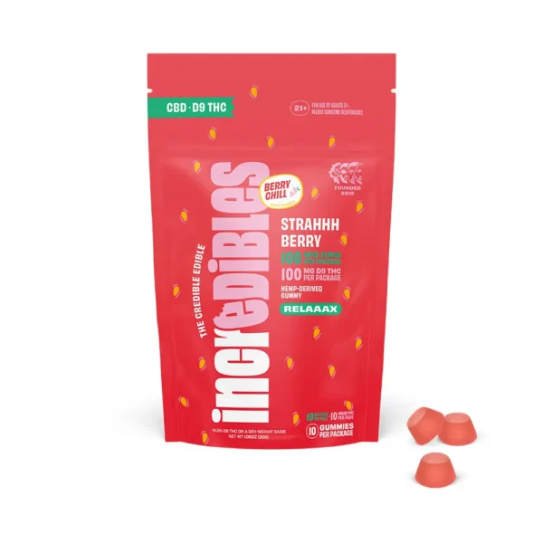 Strahhhberry Gummies 100mg THC