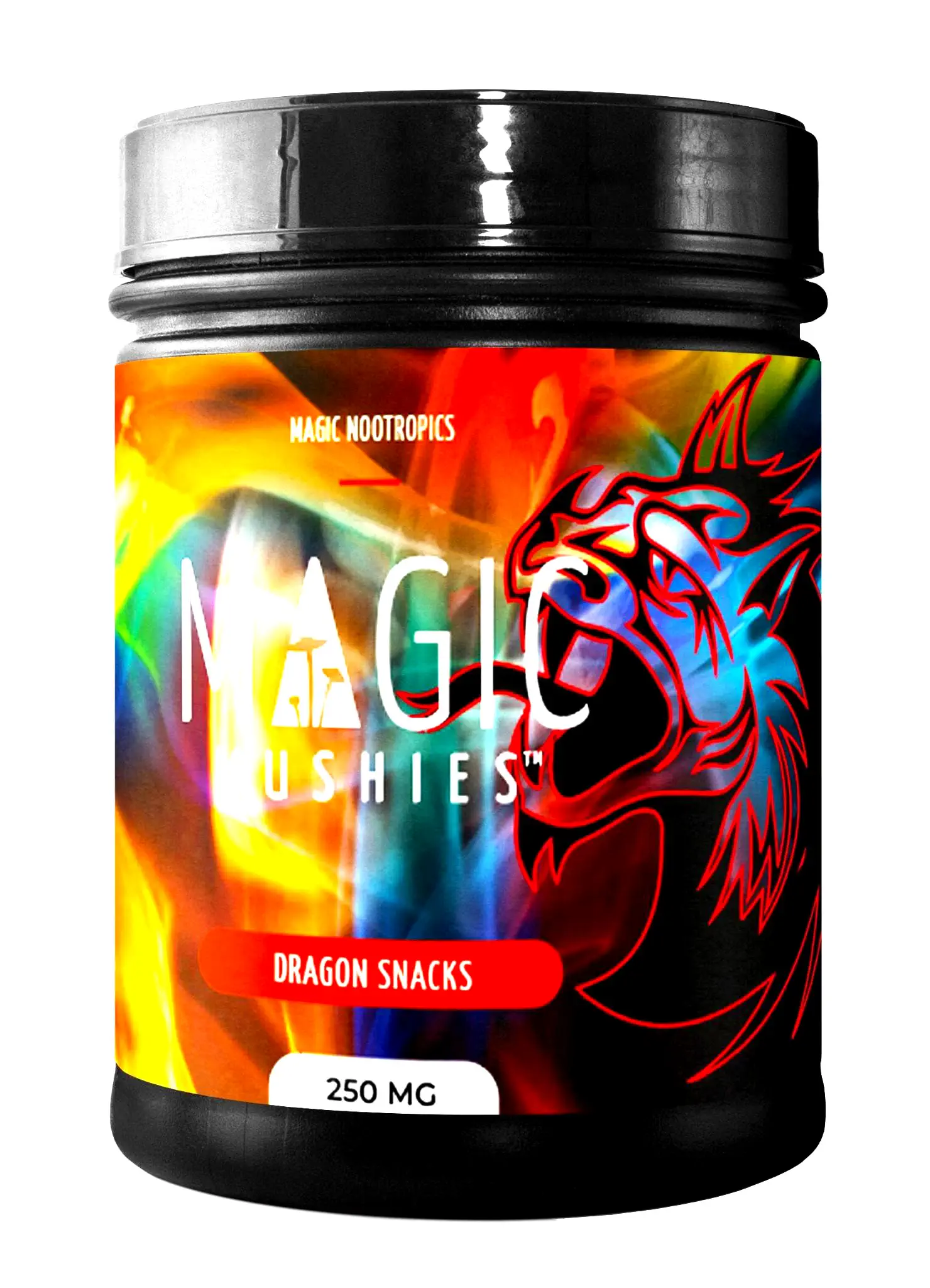 Dragon-Snacks-Capsule-Bottle-White.webp Magic Nootropics Dragon Snacks